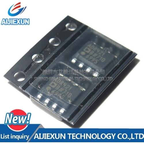 2Pcs ADR421ARZ SOP-8 Ultraprecision, Low Noise, 2.048 V/2.500 V/ 3.00 V/5.00 V XFET Voltage References in stockNew and original