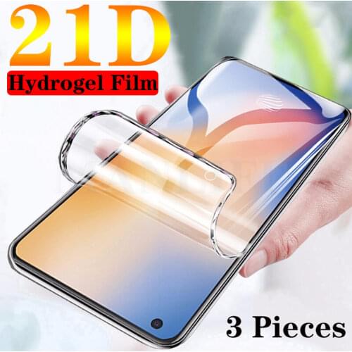 21D Front Silicone Hydrogel film For Oppo Realme X2 Pro X2 XT Reno A5s A9 A5 2020 5 6 7 8 Pro Full Cover TPU Screen Protector
