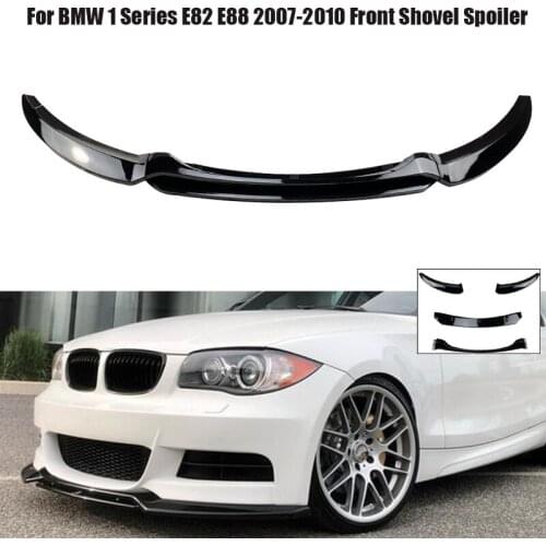 4Pcs/Set Car Front Bumper Spoiler Lip Splitter Diffuser Body Kit For-BMW 1-Series E82 E88 2007-2010