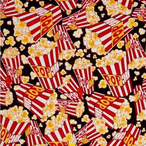50x135cmSo Pretty Cartoon Popcorn Cotton Fabric Bedding Quilting Clothing DIY fabric Home Decoration