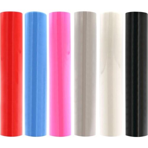 6PCS A4 PU Heat Transfer Vinyl Iron-on HTV T-Shirt Textiles Cricut Film Heat Press Vinyl