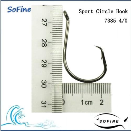 7385 8/0 * 100 Pcs/Pack Sport Circle Hooks Octopus Hooks Circle Hooks