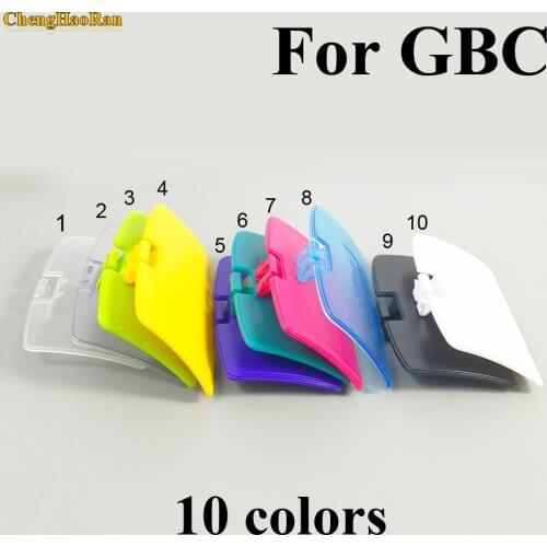 ChengHaoRan 10 Colors High quality Battery Cover Pack Back Lid Door Shell Replacement For Gameboy Color for GBC Console Parts