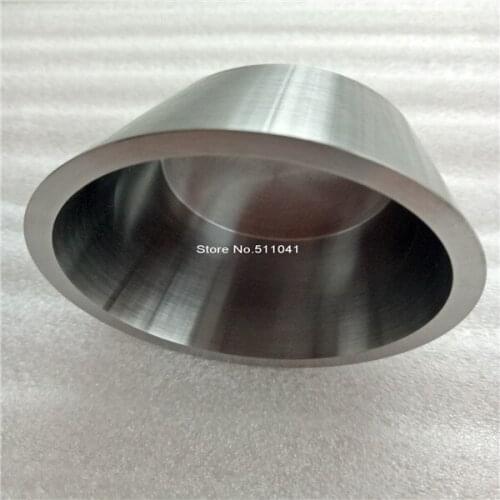Purity Tungsten crucible using it at 2600C,OD 50mm,Thick 3mm,hight 30mm,free shipping