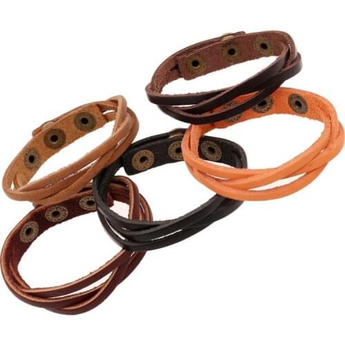 Gnova platinum Leather Bracelets
