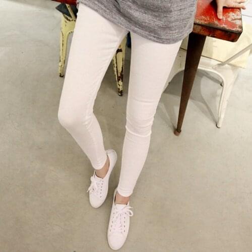 Maternity Leggings Pants Clothes For Pregnant Women High Waist Adjustable Belt cotton striped Pregnancy Trousers for summer