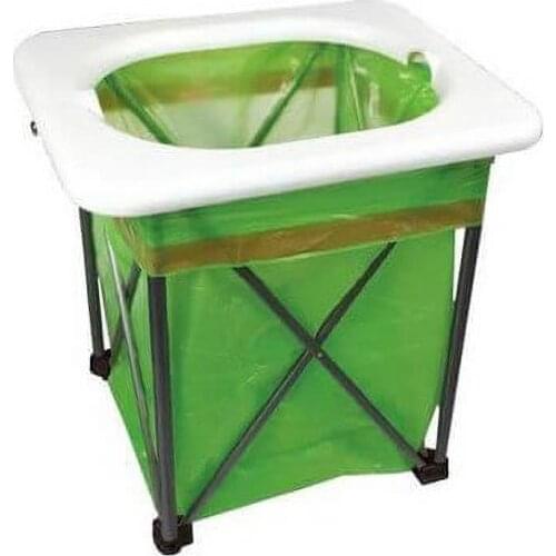 Portable WC Outdoor emergency mobile seat toilet multifunctional folding toilet seat chair portable for camping hiking travel