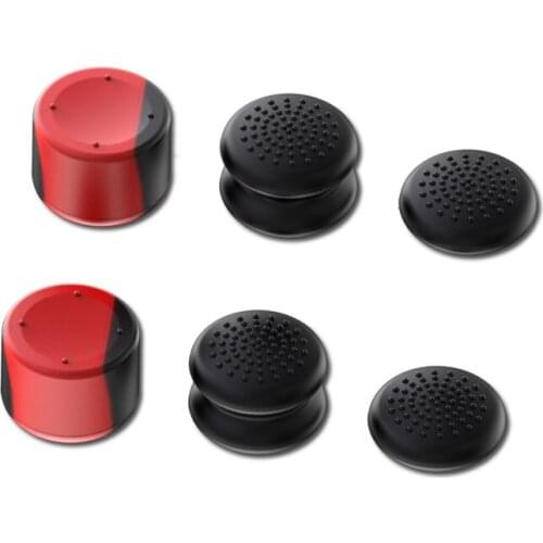 For PlayStation 5 Handle 6 In 1 Rocker With High Hat Ps5 Game Handle Key Protection Cap P5 Anti-Slip Silicone Mushroom Cap