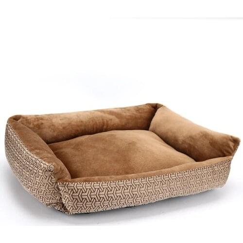 Rectangular Pet Dog Bed Mats Sofa House For Small Medium Large Dogs Cat Bed Washable Waterproof Kennel For Dogs Puppy XL Pet Bed