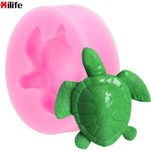Sea Turtle Shape Silicone Cake Mold Cake Decoration Diy Dining Bar Fondant Food Grade Material Baking Tools Kitchen Accessories