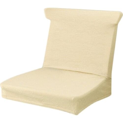 Changeable Thick Knitted Rural Style Solid Color Elegant Wedding Chair Cover Party Banquet Dining Seat Slipcovers