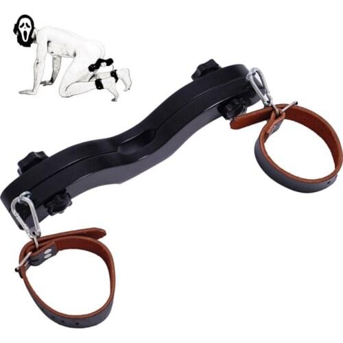 Sex Toys For Men Bdsm Bondage Ball Scrotum Stretcher Penis Lock Ankle Cuff Restraint Exerciser Oak Delay Ejaculation Men 18