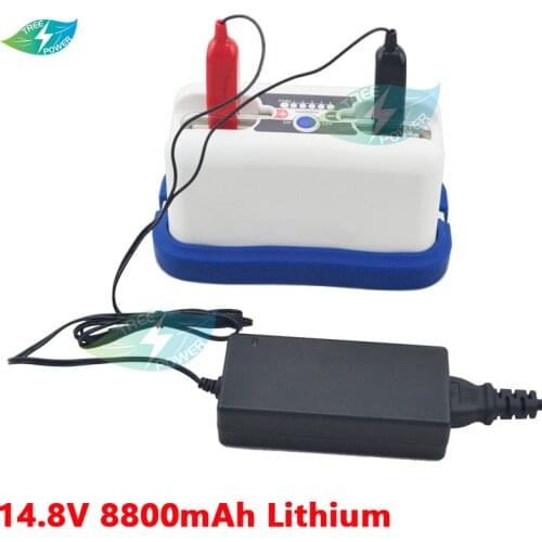 Waterproof 14.8v 8800mAh Lithium ion battery 16.8v with BMS for 8.8Ah electric winch fishing reel battery