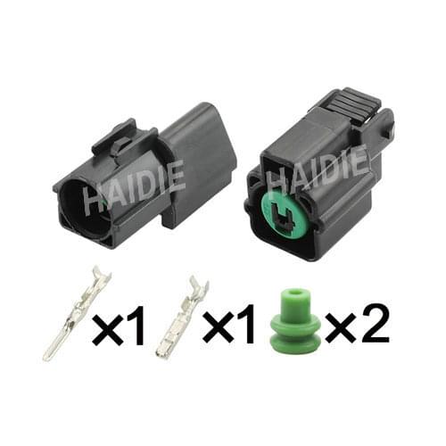 2sets 1pin Auto Air conditioning compressor cold air pump plug cable waterproof connector PN875-01880 HN126-01027