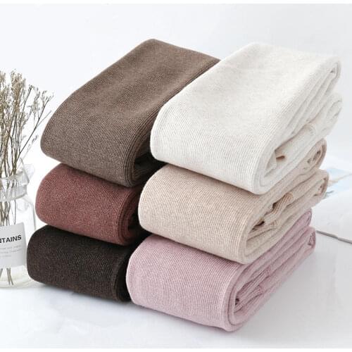 Autumn And Winter Thick Warm Leggings Women Casual High Waist Plus Velvet Women Leggings Streetwear High Elastic Leggings Q1755