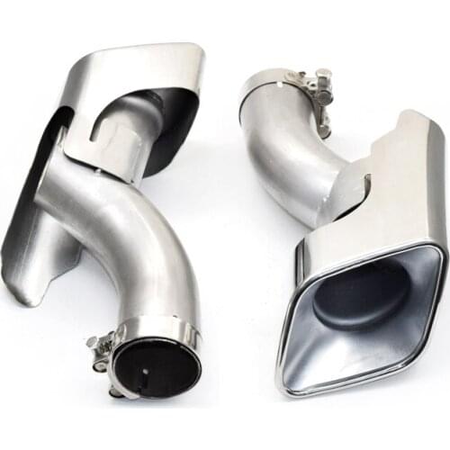 1 Pair 304 Stainless Steel Tailpipe Exhaust pipe For Land Rover Range Rover 2010-2013 Mufflers Car Exhaust For Diesel Car