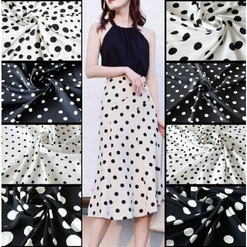 150x100cm Large Small Polka Irregular Dots Spring and Summer Printing Thickening Opaque Pants Skirts DIY Apparel Sewing Fabric