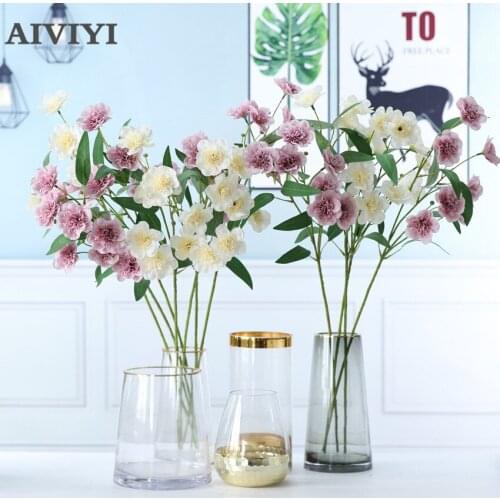 7 Heads of Wild Rose Christmas Decorations for Wedding Home Decor Artificial Flowers Craft Party Garden Desktop Decor Ornamental