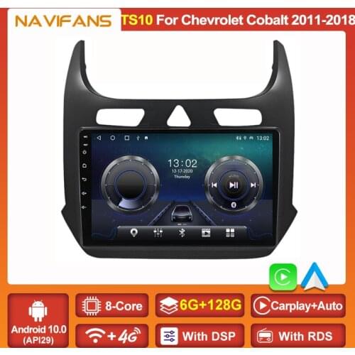 Newest Android 11 2din 9inch 6GB+128GB Car DVR Logger GPS Wifi Radio Multimedia Video Player Navi For Chevrolet COBALT 2011-2018