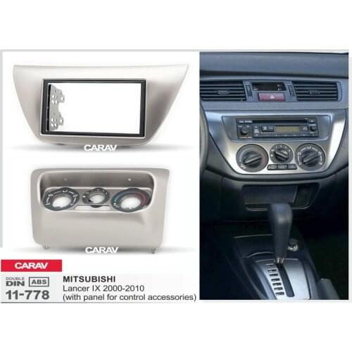 CARAV 11-778 double din dash kit audio car stereo radio install dash kit for MITSUBISHI Lancer IX 2000-2010