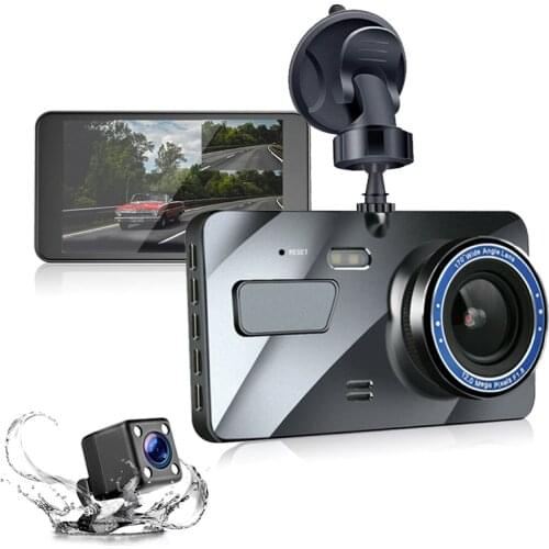 Car Dash Camera 4 Inch IPS Screen Full HD 170 Degree Driver Recorder Safety Guard Dashboard Cam Vehicle Camera