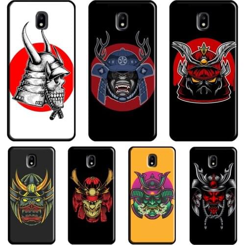 Japan Knight Samurai Mask Case For Samsung Galaxy J5 2017 A3 A5 J1 J3 J7 2016 J4 J6 A6 A8 Plus A7 A9 J8 2018 Coque