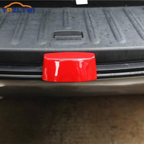 For Mercedes Smart Fortwo 451 Carbon fiber Car Trunk Handle Decorative Cover Auto Exterior Protective Accessories Car Styling