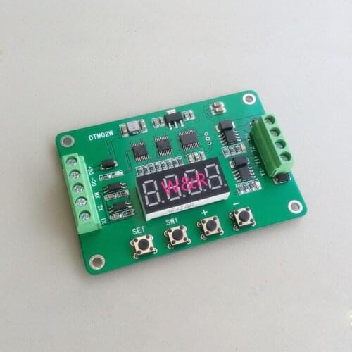 DTM02 2-Way two-Way Multi-Function Transistor Module / Delay / Self-Lock / Loop / Timer / DC Solid State Relays