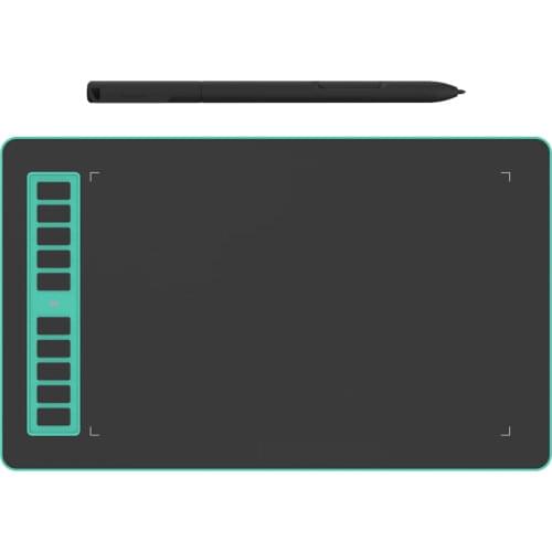 P3 10"*6" Professional Graphics Tablet For Writing Drawing Osu 8192 Level Battery-Free Digital Pen For Android PC Windows macOS