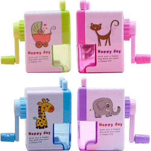 Kawaii Cartoon Mechanical Pencil Sharpener ABS Material Escolar Papelaria Office School Supplies QX2B