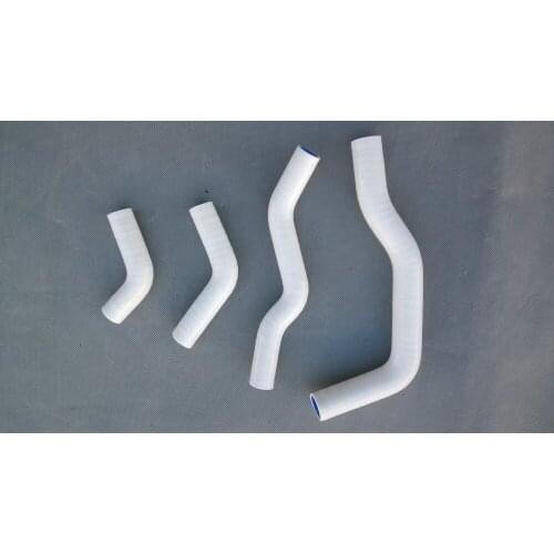 Silicone radiator hose kit FOR HONDA CRF450X CRF 450 X 2005 2006 2007 2008 2009 WHITE