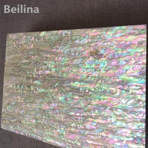 Beilina 1Pieces Natural korea paua ablone shell laminate sheet for furniture carved inlay and decorating material thickness0.2mm