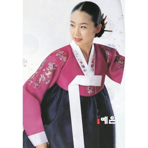Fashionable New Hot-selling Korean Original Imported Fabric Mothers Hanbok Korean Traditional Clothing Korean Hanbok