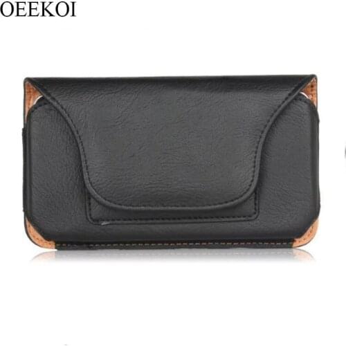 OEEKOI Rhino Pattern Belt Clip Holster Pouch Case for Sony Xperia XZ2 Compact/Z5 Compact/A/SP/TX/GX/ion/ZR/M2/M2 Aqua/E4g