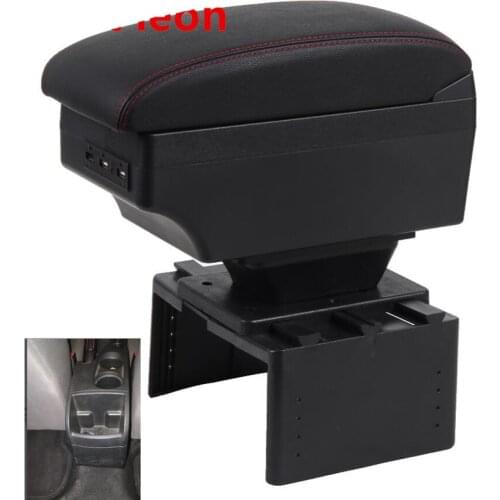 For seat leon armrest box central Store content box