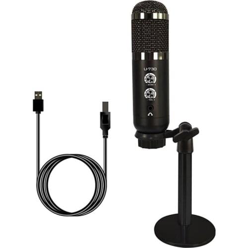 Professional USB Microphone With Bluetooth Function For Live Streaming Computer Recording Online Teaching Desktop Mic