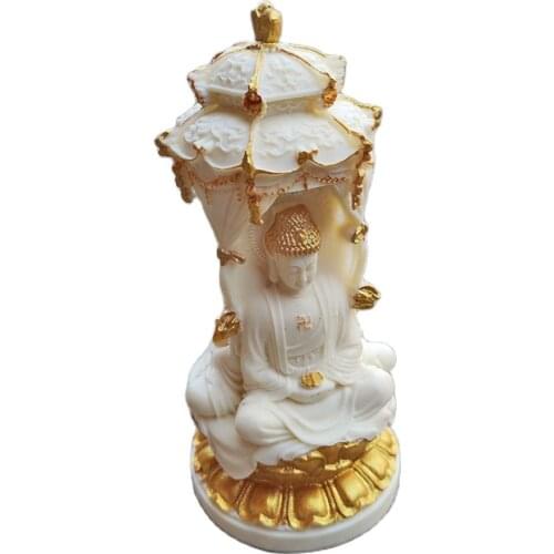 Three Sided Shakyamuni Candle Silicone Mold Guanyin Sansheng Household Resin Plaster Tools