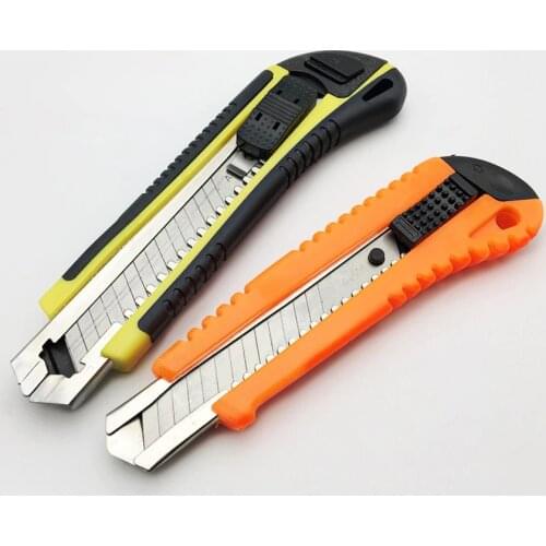 6 Inch Art Supplies Utility Knife Retractable Art Knife Box Paper Cutter Small/Large Metal Cutter Zinc Alloy Blade Office Supply