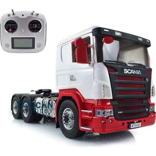 1/14 LESU RC 6*6 Metal Chassis Hercules Sca Painted Cabin Tractor Truck Radio ESC THZH0577