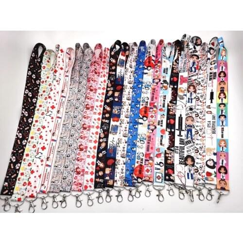 Greys Anatomy Doctors nurse 1 pcs Lanyard Neck Strap for keys ID Card Mobile Phone Straps for Badge Holder DIY Hang Rope VV-10