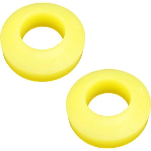 10*20*6 10x20x6 12*24*6 12x24x6 Yellow Polyurethane PU Shaft Coupling Buffer Elastic Sleeve Bushing Flexible O Ring Gasket