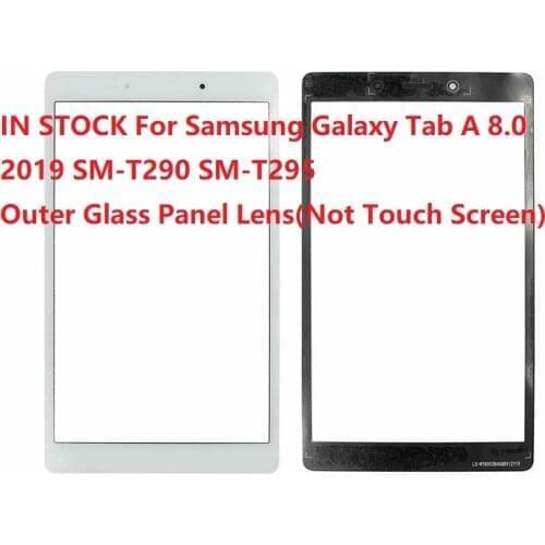 5PCS/LOT For Samsung Galaxy Tab A 8.0 2019 SM-T290 SM-T295 T290 T295 Outer Glass Panel Lens Replacement ( Not Touch Screen )