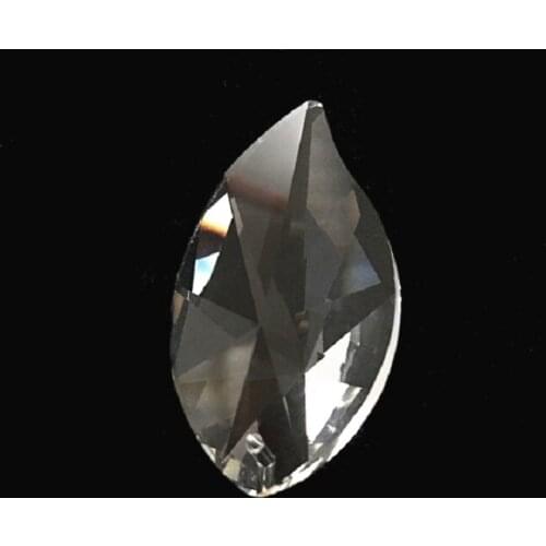 50mm Transparent Color K9 Crystal Glass Chandelier Pendants Mango Shape/Crystal Curtain Pendant Chandelier Part