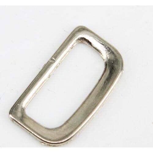 50piece 20mm Silver Metal Alloy D Type Ring Belt Buckle for Backpack Straps Luggage Garment Fasteners Accessories K404