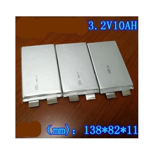 Free shipping 4pcs/lot 3.2v 10ah lifepo4 rechargeable battery power type battery UPS inverter battery electric vehicle battery