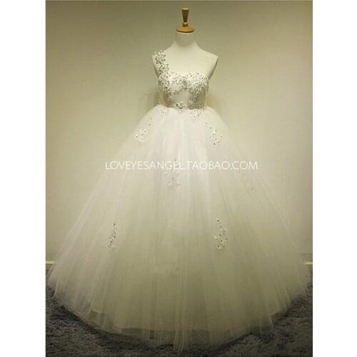 Free shipping bridal ball gown bandage casamento vestido de noiva 2018 new fashionable maternity romantic long wedding dress