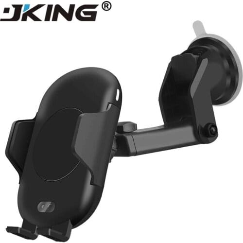 QI Fast Wireless Car Charger 10W Automatic Infrared Induction Air Vent Car Phone Holder for iPhone XR XS Samsung S9 Fast Charge