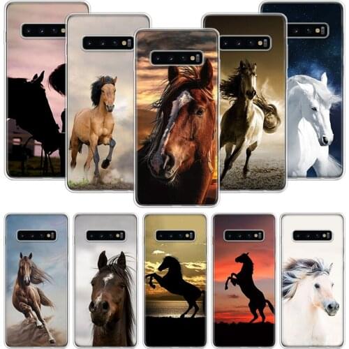 Horse Animal Phone Case for Samsung Galaxy A51 A71 A50S A20E A30 A40 A70S A10S A01 A21 A41 A52 A20S A67 A8 A9 Plus + Phone Cover