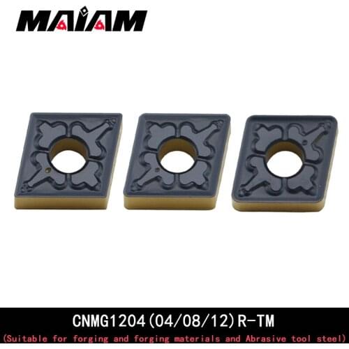 CNMG1204 Rhombus 80 degree insert CNMG120404 CNMG120408 CNMG120412 TM pattern insert MCLNR for forging material, abrasive steel