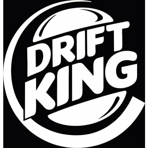Drift King JDM Lowered Stance Car Window Bumper Motorbike Vinyl Decal Sticker Cover Scratched Waterproof PVC